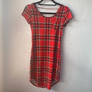 Plaid Pencil dress